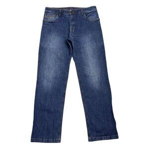 PRANA Casual Mens Denim Designer Straight Jeans Mens 32x32